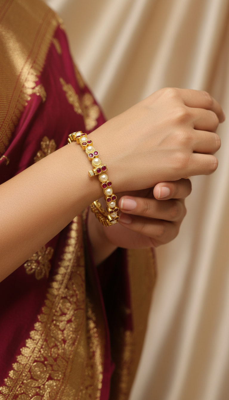 Premium Pearl Bangles